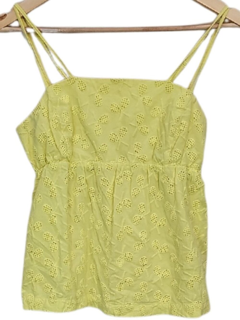 Anthropologie Postmark All-Court Advantage Tank Cropped Cami Coquette Tennis